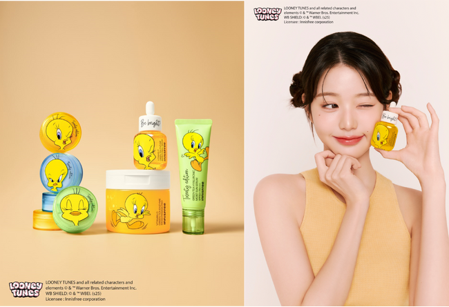 【INNISFREE】ルーニー・テューンズ × INNISFREE コラボレーション！人気アイテムの「トゥイーティー」限定デザインが、4月1日（火）より数量限定で登場！