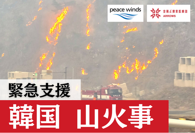 【韓国 山火事】緊急支援を開始。日本国内からチームを追加派遣