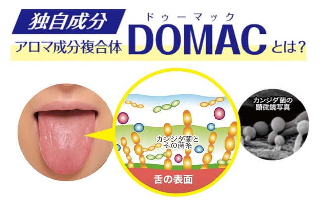UHA味覚糖の独自成分DOMAC（ドゥーマック）配合ノンシュガーキャンディによる口腔内環境改善効果