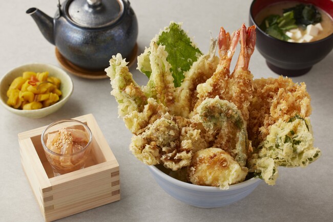 【天吉屋】「春天丼」を期間限定販売　～ 大海老と旬野菜が彩る至福の一善 ～