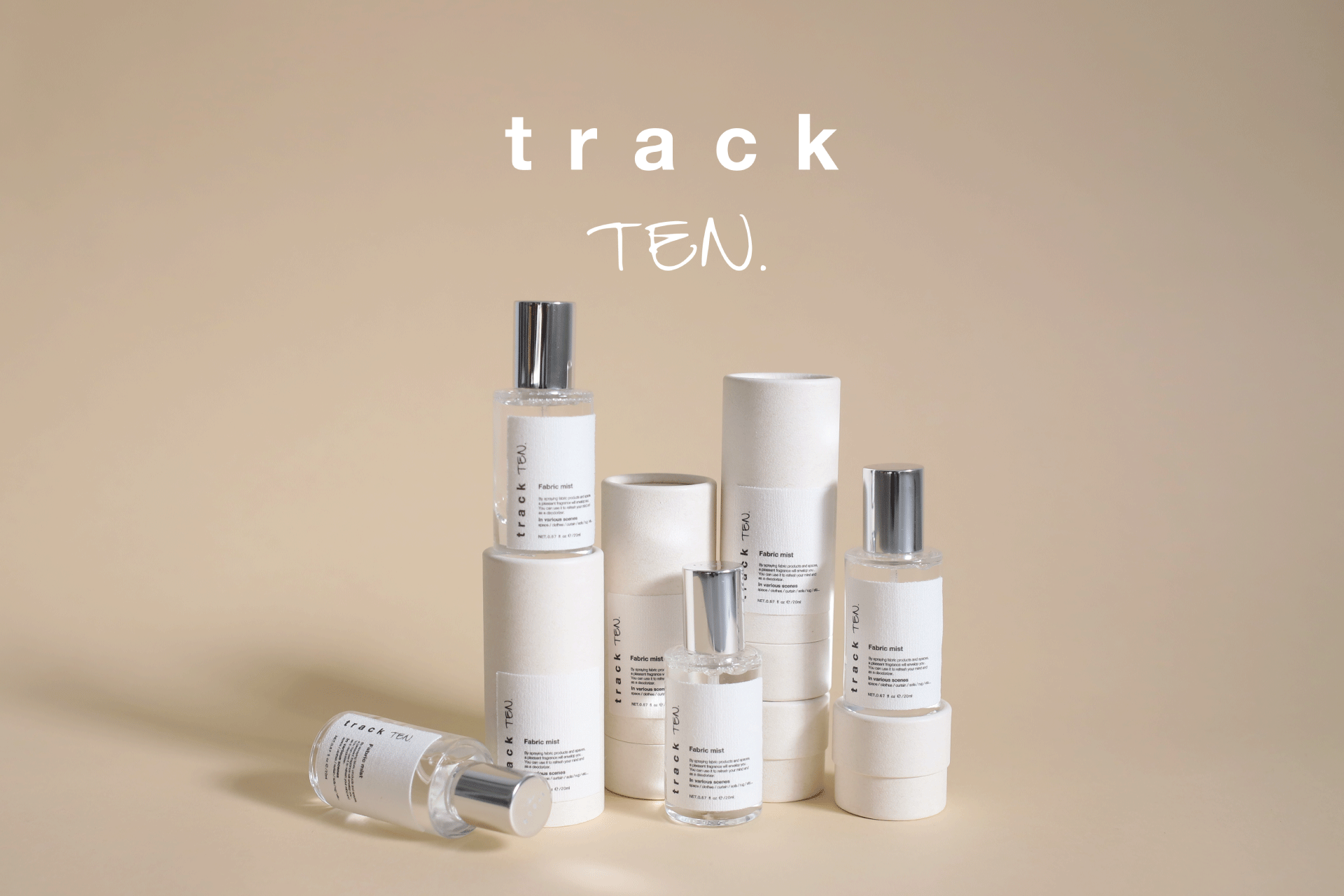 アクセサリーブランドTEN.〈テン〉8周年を記念して、ナチュラルケアブランド「track」とオリジナルファブリックミストを共同制作