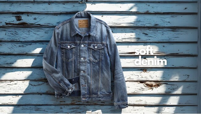 定番アイテム「SOFT DENIM」がリニューアル。