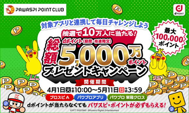 「パワスピ・ポイントクラブ」でdポイントがご利用可能に!