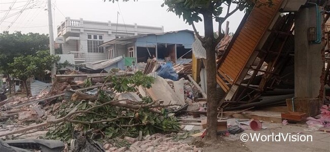 【ミャンマー地震】国際NGOワールド・ビジョンは緊急支援活動を開始、日本の皆さまからの募金を受け付けています