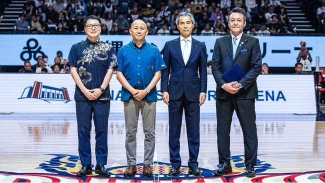 「沖縄サントリーアリーナ」のお披露目セレモニーが実施されました