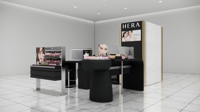 韓国・ソウル発のラグジュアリーメイクアップブランド「HERA（ヘラ）」が、銀座三越でポップアップショップをオープン。