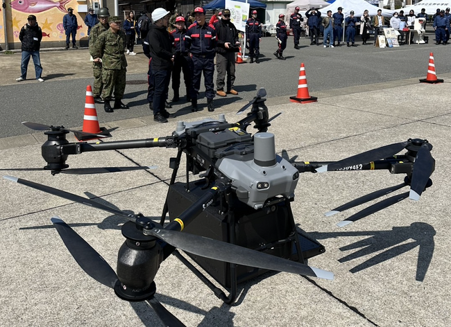 トルビズオン、福岡市玄界島防災訓練にて大型搬送ドローンを用いたStarlink端末の搬送を実施