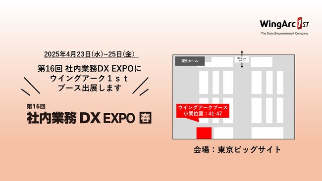 ＜4月23日（水）～25日（金）＞「社内業務DXEXPO」 に出展