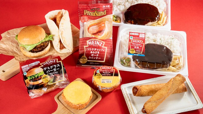 コンビニ初のコラボレーションが実現！世界的洋風ソースブランド「ハインツ」のソースを使った「デミグラスソースのオムライスおむすび」などコラボ商品5種類を4月1日（火）発売！