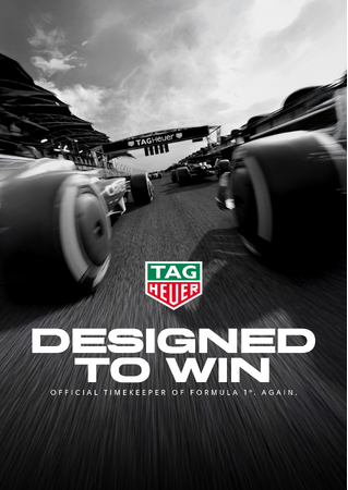 タグ・ホイヤーにとって革新的な年に始まる新たなキャンペーン、DESIGNED TO WIN（勝利のために）