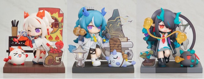 『アークナイツ デザートはいかがですか？ミニシリーズ 炎国特別篇』フィギュアに「ニェン」「リィン」「シー」が登場。