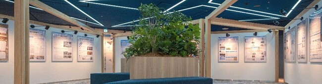 日本管財ホールディングスが企業ミュージアム「Blueスクエア」を開設