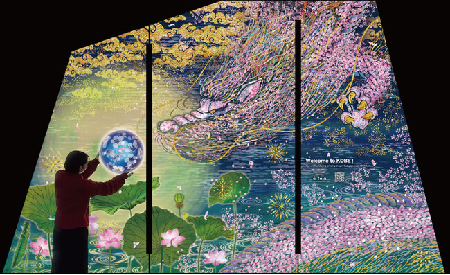 アトアの人気ゾーン「MIYABI」が屋外フォトスポットに！窓ガラスを酒井敦美氏の光の切り絵作品で彩ります！