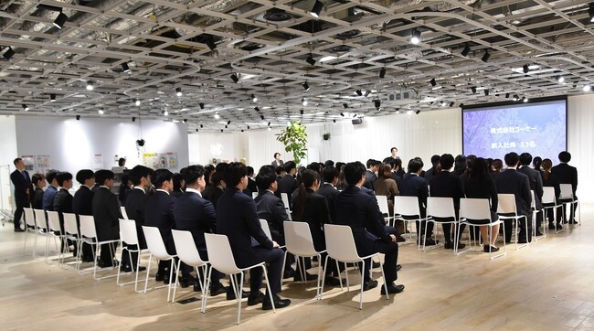 コーセー 2025年度 入社式を開催