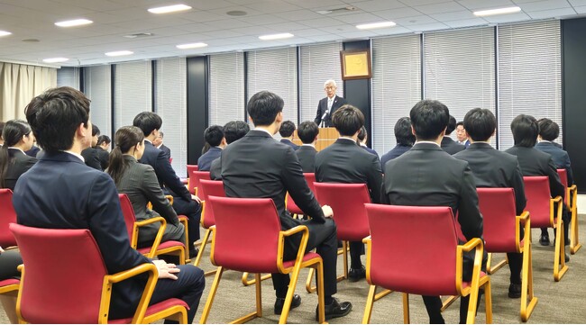鴻池運輸株式会社「2025年度 総合職入社式」を開催