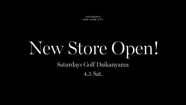 「Saturdays Golf」世界初のフラッグシップストアが代官山にオープン