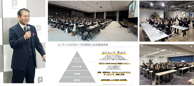 パーソルグループ、約2,000名の新入社員を対象に2025年度入社式を開催