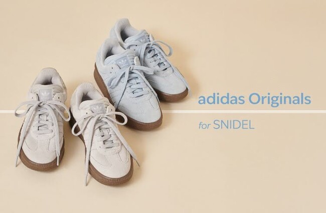 ＜SNIDEL（スナイデル）＞adidas Originalsの「SAMBA XLG」よりSNIDELエクスクルーシブカラーが登場！＜4月2日(水)WEB先行販売＞