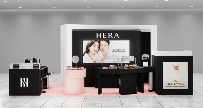 韓国・ソウル発のラグジュアリーメイクアップブランド「HERA（ヘラ）」が、阪急うめだ本店でポップアップショップをオープン