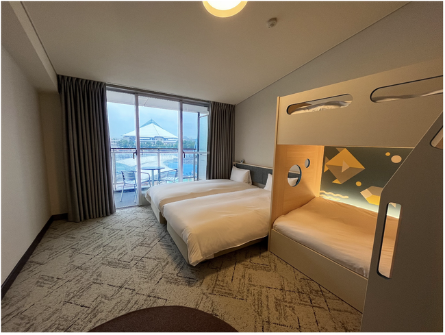 【横浜・八景島シーパラダイス】１日２室限定！当ホテル初の２段ベッドの客室が誕生！『ホテル シーパラダイス イン「シーパラルーム」』