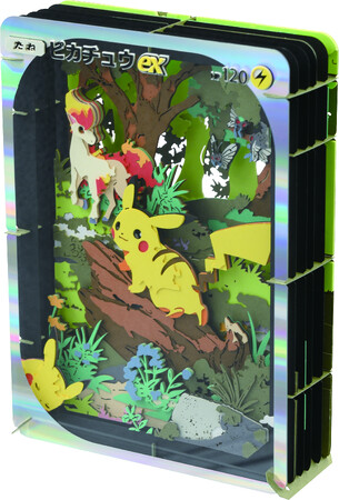 ペーパーシアター Pokemon Trading Card Game Pocket「ピカチュウex」「リザードンex」「ミュウツーex」