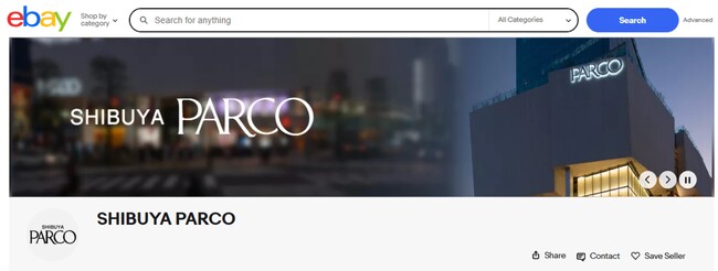 「渋谷PARCO」がeBayに出店