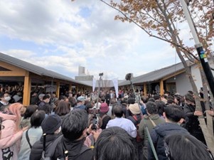 広島城三の丸整備等事業 第１期エリア オープン！オープニングイベント「武者行列と温故知新の祝宴」で新たな歴史が刻まれた！