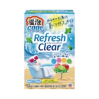 アース製薬から、岡山県産の秀美ハッカオイルを配合したぬるめのお湯でも夏バテ感※1がスッキリ※2する炭酸入浴剤『温泡（おんぽう）リフレッシュクリア』を新発売
