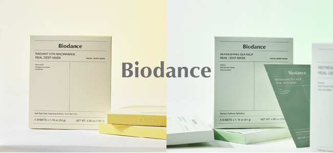 “消えるマスク”で話題の韓国コスメブランド「Biodance（バイオダンス）」より美しく輝く肌へと導く美容液ゲルマスク「リアルディープマスク」に新たに2種が仲間入り
