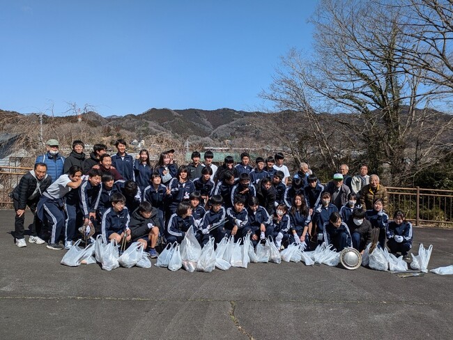 【相模原市】卒業を前にわがまちに恩返し！ 藤野中３年生が地域と共に最後の奉仕活動
