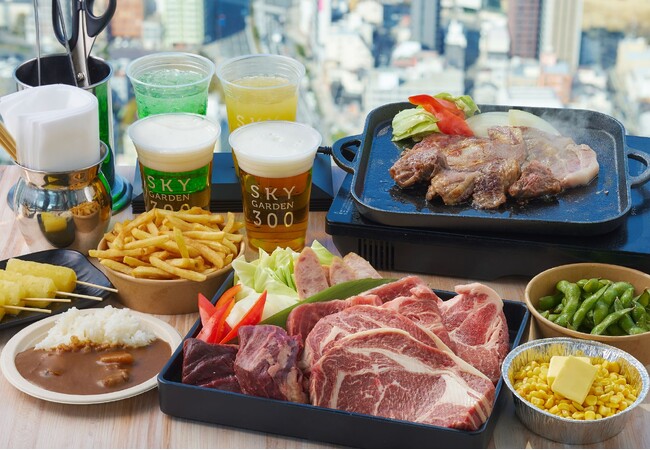 「ハルカスでソラメシ 食べるで↑BBQ」4月24日（木）オープン！4月4日（金）からご予約受付開始