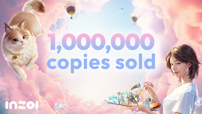 『inZOI』、早期アクセス版発売開始から1週間で販売本数100万本を突破！