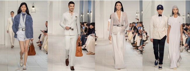 ラルフ ローレン、Spring 2025ハンプトンズ ランウェイショーを上海で開催
