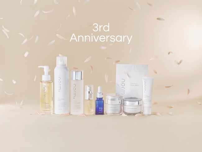 【norm+】3rd Anniversary　育児と仕事の両立に挑戦する愛沢えみりプロデュースのスキンケアブランドが3周年