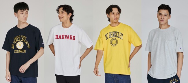 チャンピオン、オーセンティックでスタンダードな春夏Tシャツコレクションをロンチ