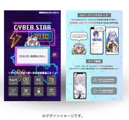 「CyberStar Portal」に新機能追加！無料で使えて、コード不要。クリエイター専門ポータル機能の提供開始