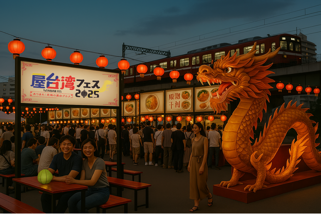 台湾夜市を川崎で体感！新スポットKawasaki Sparkで『屋台湾フェス2025』開催！