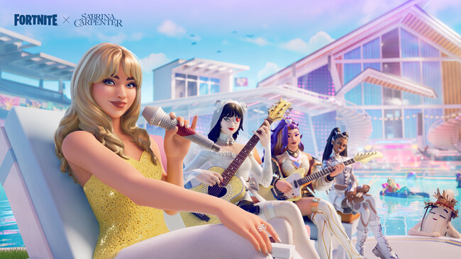 グラミー賞を2度受賞世界的スーパースターSabrina Carpenterが「Fortnite Festival」シーズン8のアイコンとして登場！