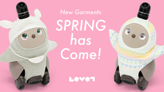『LOVOTウェア』から春の訪れを感じるパステルカラーのニットや、イースターイベントにぴったりのうさみみ帽子が登場！2025年4月11日（金）より販売開始