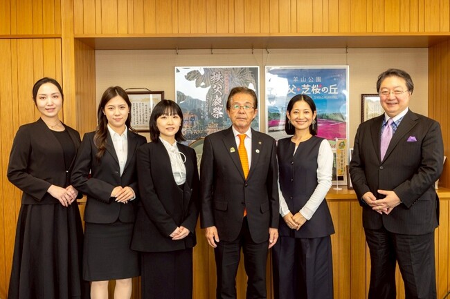 秩序あるインバウンド観光推進委員会がキャンペーン第1弾の秩父市・北堀市長を表敬訪問