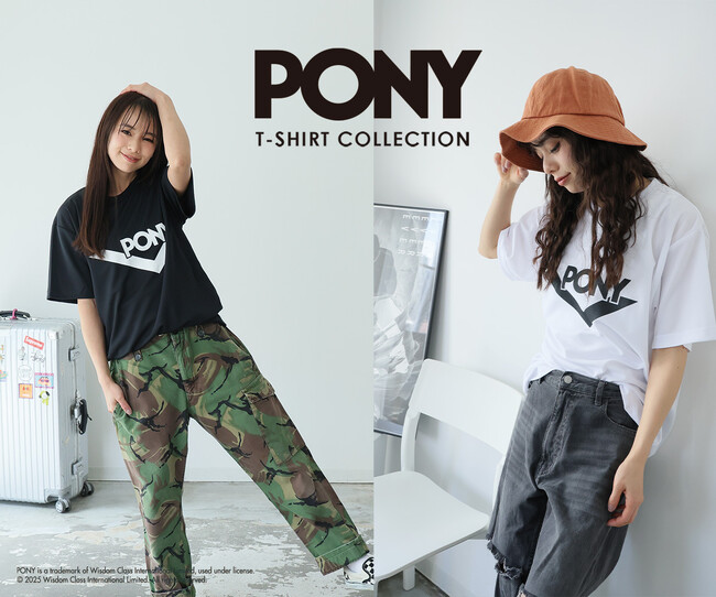 E-COMEGROUPより、『PONY T-SHIRT COLLECTION』が登場!