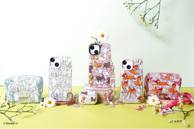 SKINNYDIP LONDONから春の新作ディズニーコレクションが登場！おしゃれキャット・ダンボ・バンビの仲間たちがキラキラのモバイルアクセサリーに