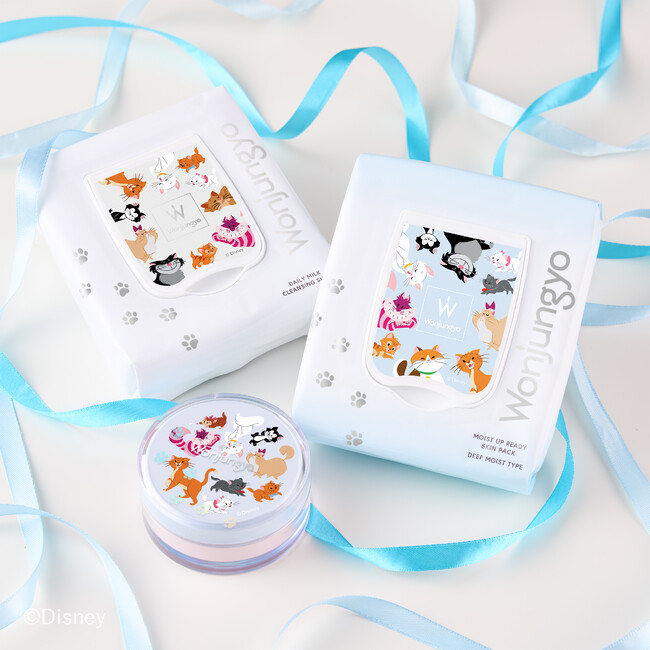 ウォンジョンヨの人気アイテムからディズニーのかわいい“猫キャラクター”をあしらった限定パッケージが登場！