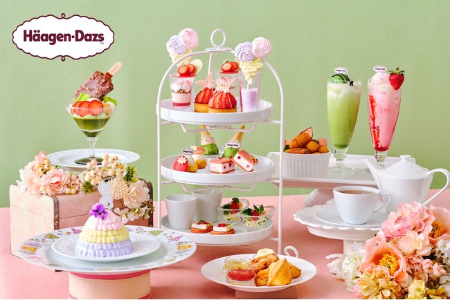 【5月9日（金）は“アイスクリームの日”】　新緑が美しいシーズンにいちごとハーゲンダッツ アイスクリームを満喫！『ゆめいろ苺のアーリーサマーアフタヌーンティー with ハーゲンダッツ』