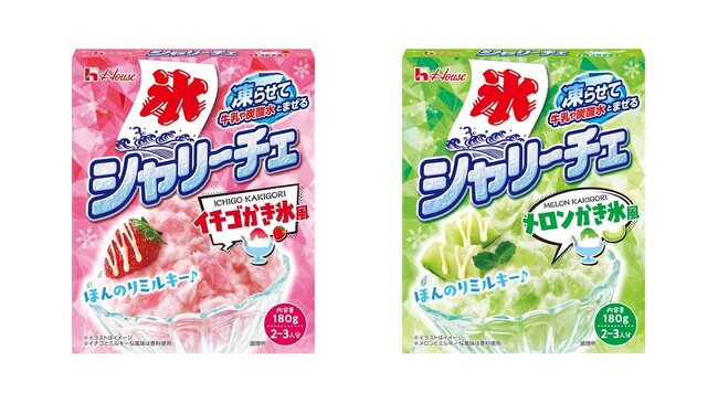 シャリっと食感ドルチェ「シャリーチェ」から夏のイベントにぴったりな風味が登場！「シャリーチェ」＜イチゴかき氷風＞、「シャリーチェ」＜メロンかき氷風＞2025年4月14日（月）から夏季限定発売！