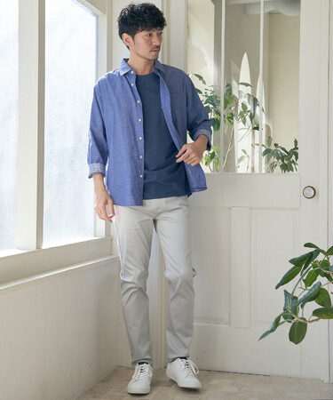 【アパレル専門店コックス】ikkaメンズが、雑誌「MonoMax」とのタイアップ企画で初夏の新作商品によるスタイリングを提案！