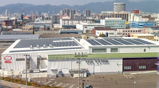 エム・シーシー食品ポートアイランド工場でオンサイト型自家消費太陽光発電サービスを開始
