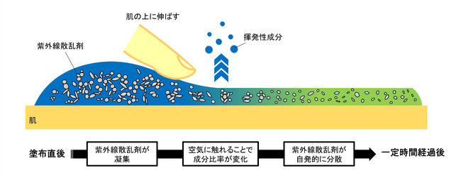 資生堂、高い紫外線防御力と透明な仕上がりを両立した次世代ミネラルサンスクリーン技術を開発　～世界初、塗布後に紫外線散乱剤の分散状態が変化する処方技術を開発～