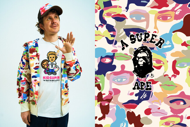 BAPE(R)︎とKidSuperがアートとファッションを融合させたコレクション「A SUPER APE」が登場。