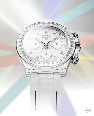 カスタム時計メーカー「DiW」から、眩い輝きを放つ究極のラグジュアリーウォッチ「CARBON ROLEX DAYTONA CRYSTAL」が登場。